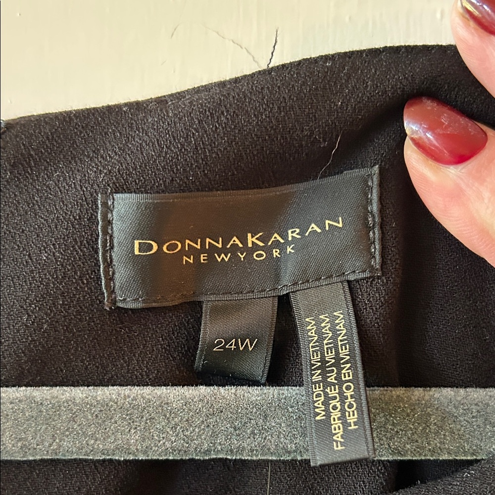 Black Shift Dress with Gold Button Detail - Picture 2 of 4